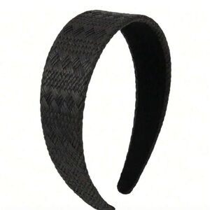 NWOT - Elegant Black Woven Headband